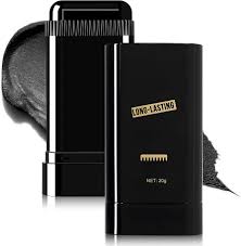 Hair Color Stick Instant Root Touch-Up - Portable Solution For Quick And Easy Gray Hair Coverage And Temporary Root Concealing - 20g (Black)
