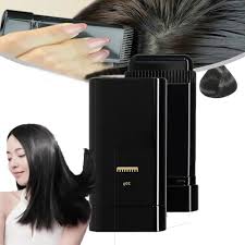 Hair Color Stick Instant Root Touch-Up - Portable Solution For Quick And Easy Gray Hair Coverage And Temporary Root Concealing - 20g (Black)
