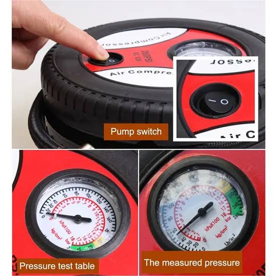 Portable Car Air Pump 260 PSI DC 12V Electric Compressor – Fast, Powerful & Reliable Tire Inflator