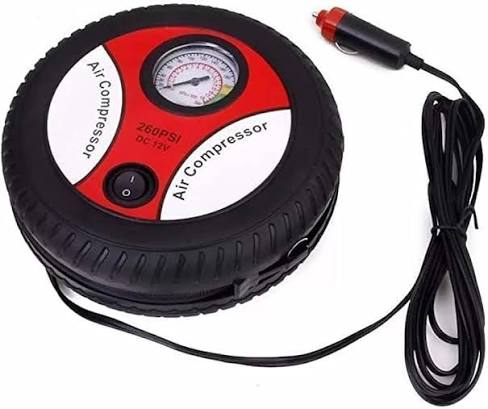 Portable Car Air Pump 260 PSI DC 12V Electric Compressor – Fast, Powerful & Reliable Tire Inflator