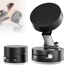 Vacuum Magnetic Suction Cup Folding Swivel Stand – Double-Sided Universal Mobile Phone Holder