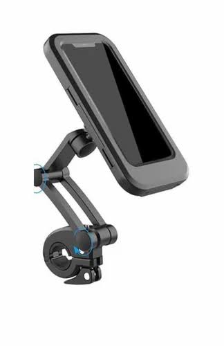 Waterproof Bike Phone Mount - 360° Rotatable Motorcycle & Bicycle Mobile Holder - Adjustable Touch Screen Handlebar Phone Support for All Bikes