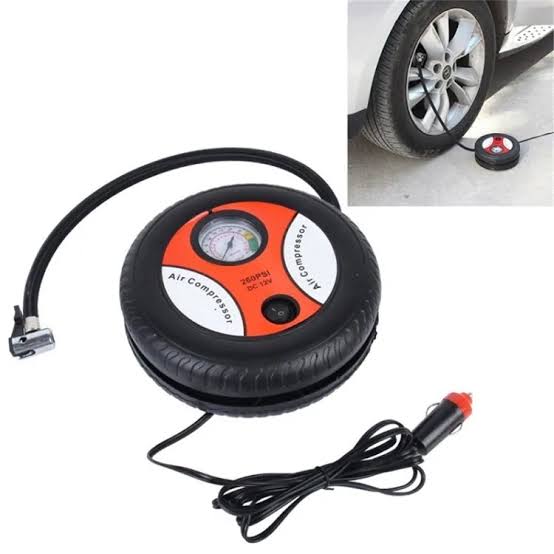 Portable Car Air Pump 260 PSI DC 12V Electric Compressor – Fast, Powerful & Reliable Tire Inflator
