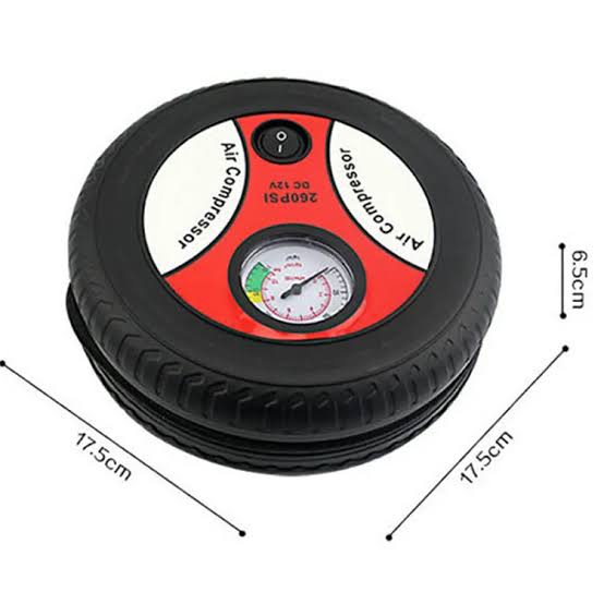 Portable Car Air Pump 260 PSI DC 12V Electric Compressor – Fast, Powerful & Reliable Tire Inflator