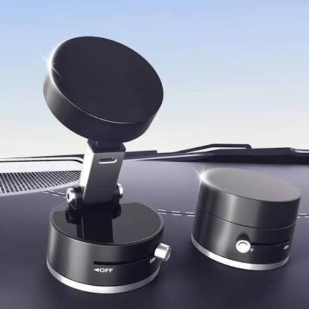 Vacuum Magnetic Suction Cup Folding Swivel Stand – Double-Sided Universal Mobile Phone Holder
