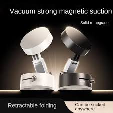Vacuum Magnetic Suction Cup Folding Swivel Stand – Double-Sided Universal Mobile Phone Holder